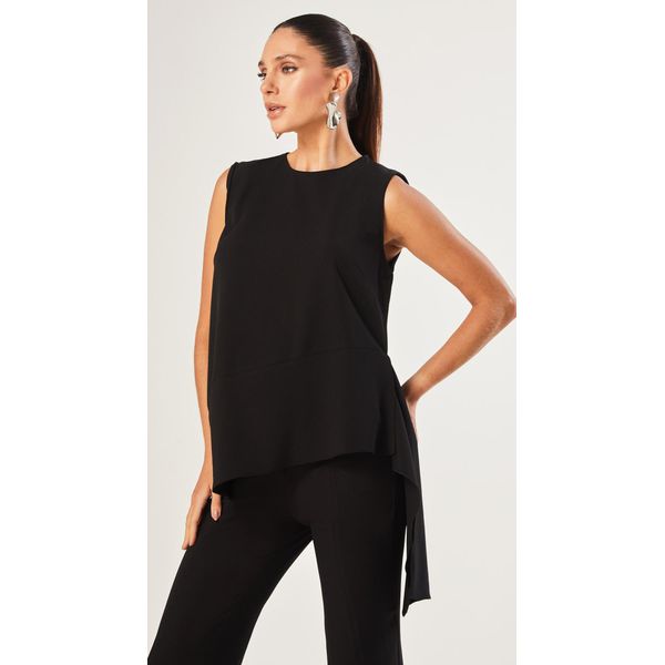 Blusa Assimétrica Crepe