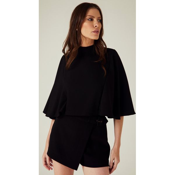 Blusa Gola Alta Preto 
