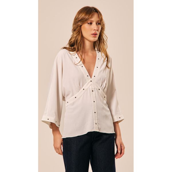 Blusa Manga 3/4 Off