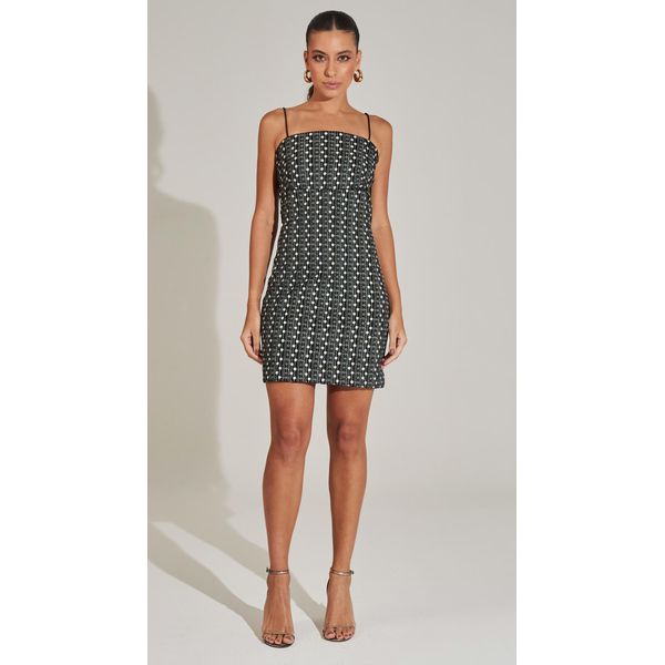 Vestido Mini Veludo Bordado