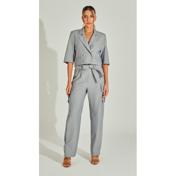 Calça Cargo Com Faixa