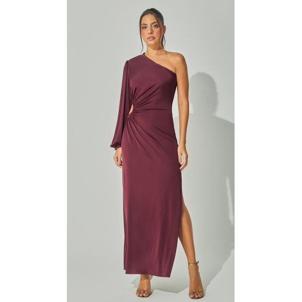 Vestido Longo com Cintura Vazada