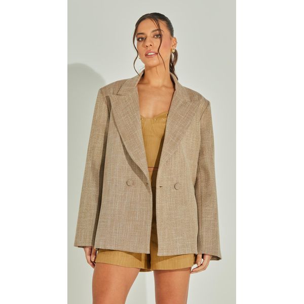 Blazer Linho Metalizado