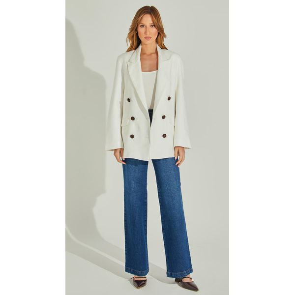 Blazer Oversized Com Maxi Botões