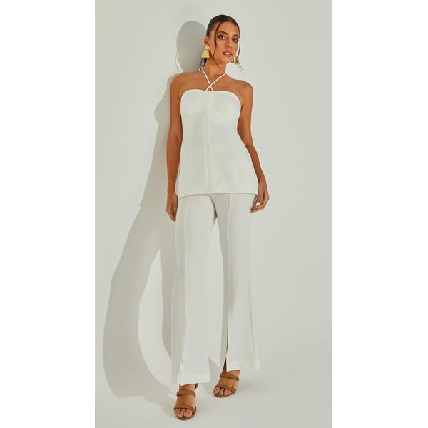 Calça Flare Com Recortes