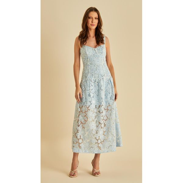 Vestido Midi Renda