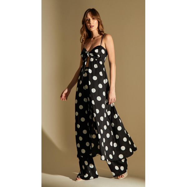 Conjunto Túnica e Calça Poá