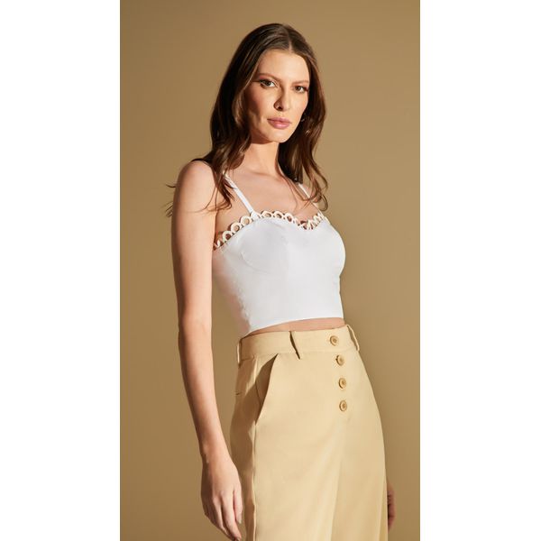 Corset de Alça em Tricoline
