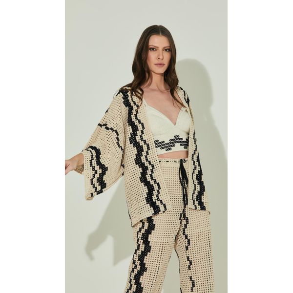 Kimono em Crochet