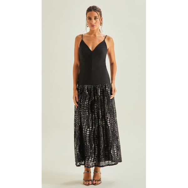 Vestido Midi Tule Ounce