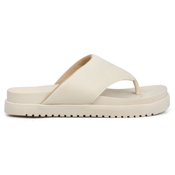 Papete Tamanco Flatform Confortável de Dedo 