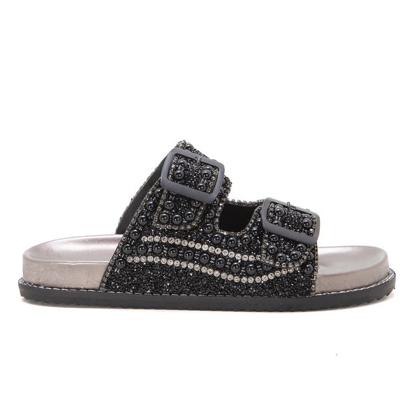 Papete Birken Dani Brilho Pedra Zirconia Sintetica Preto