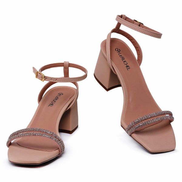 Bico Quadrado Saltos Bico Grosso SCARPIN PRETO BICO QUADRADO SALTO