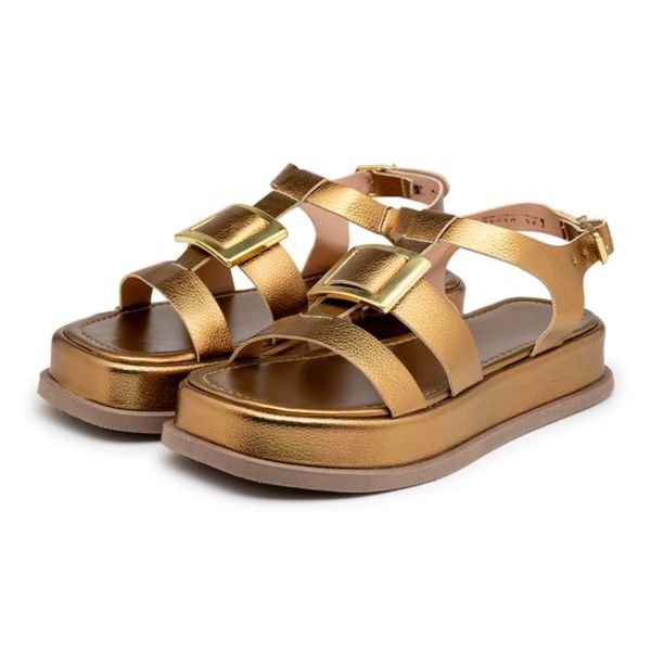 Flat Mirela Bronze