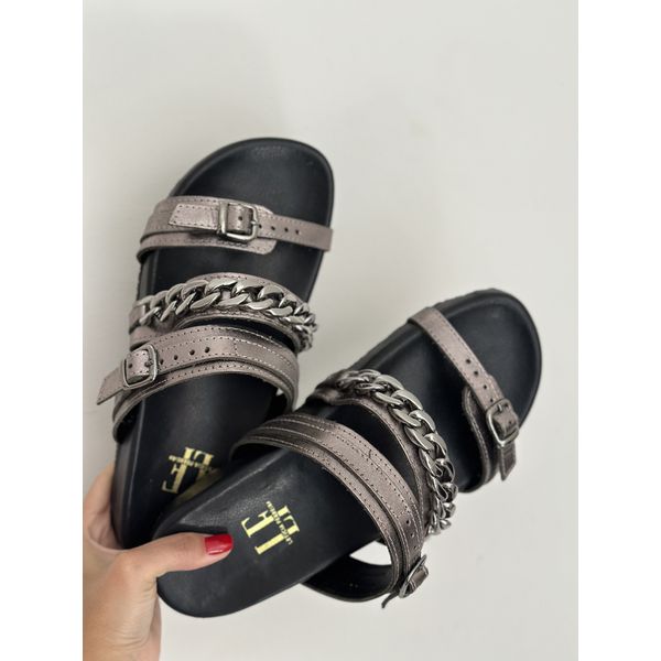 Rasteira Birken Mille Onix