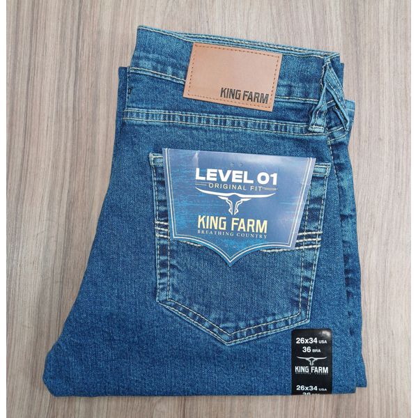 Calça Jeans Masculina King Level 01 - King Farm A-955-7821