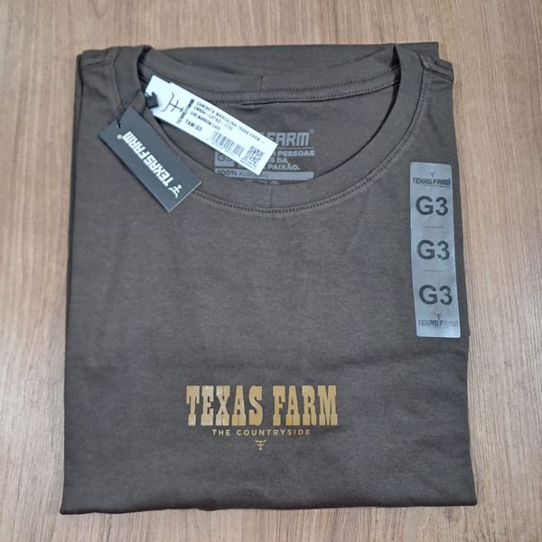 Camiseta Masculina Texas Farm Ref Cm 634 - 8596