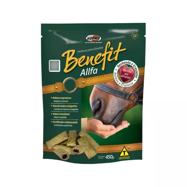 Benefit Petisco Biscoito Para Cavalos 450 Gramas Supra