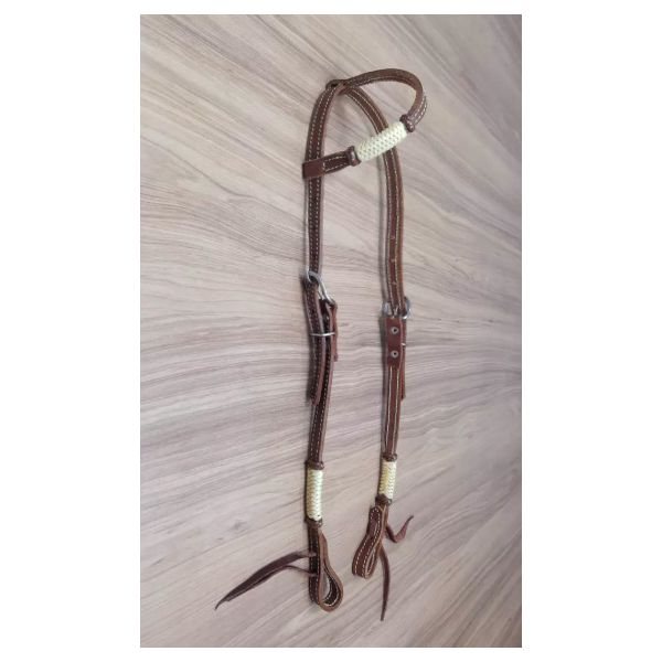  Cabeçada 01 Orelha de Couro Sport Equine 