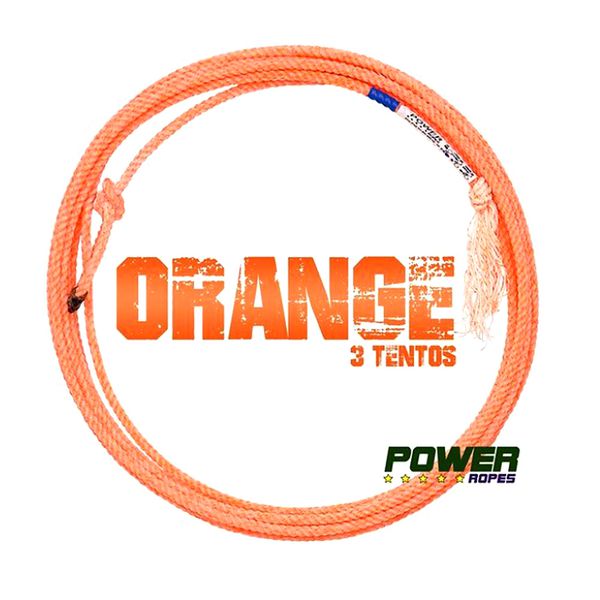 Corda Power Ropes Orange 3 Tentos MH35 Pé para Laço em Dupla