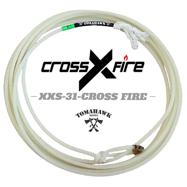 Corda Tomahawk Cross Fire 4 Tentos XXS 31 Cabeça para Laço em Dupla