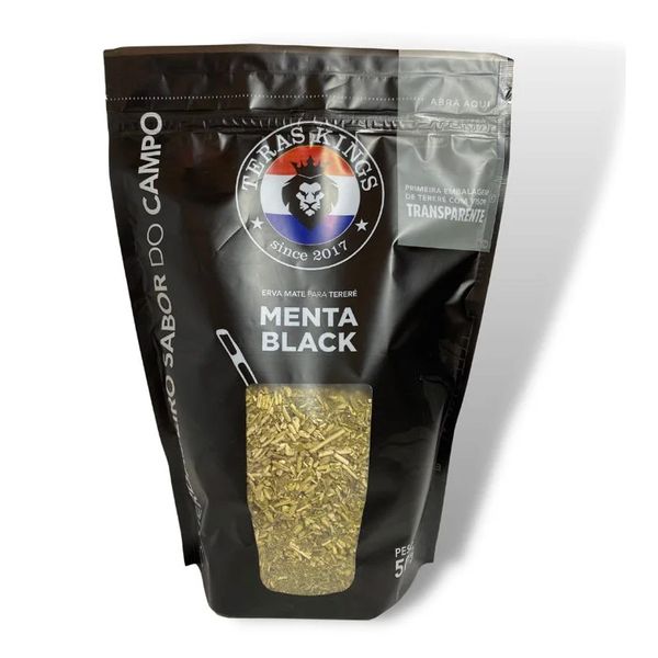 Erva Mate Para Tereré Menta Black Teras Kings 500g