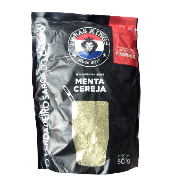 Erva Mate Para Tereré Menta Cereja Teras Kings 500g