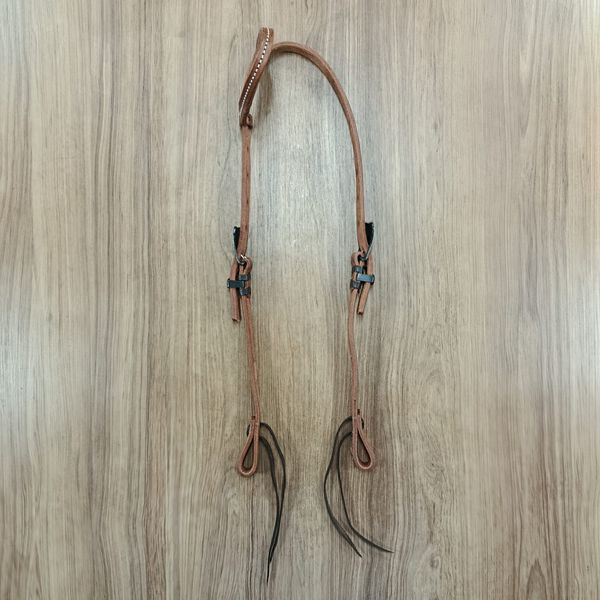  Cabeçada 01 Orelha de Couro Sport Equine 8797