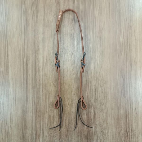  Cabeçada 01 Orelha de Couro Sport Equine 8800