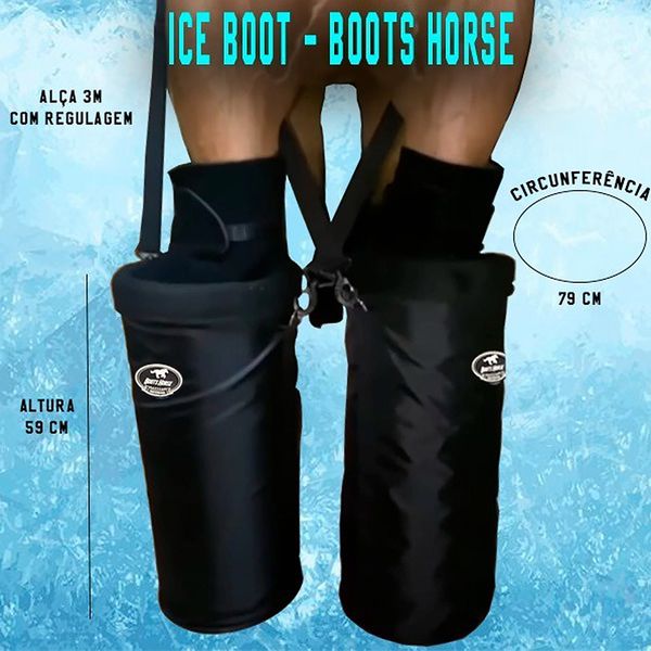 Ice Boot Preto Boots Horse