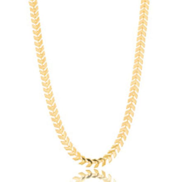 Colar choker escamas