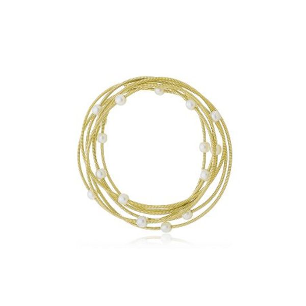 Pulseira Corda Violão Pérola 