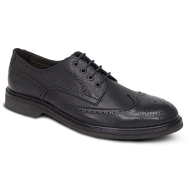 Sapato Casual Levanzzo Brogue Trento floater Preto