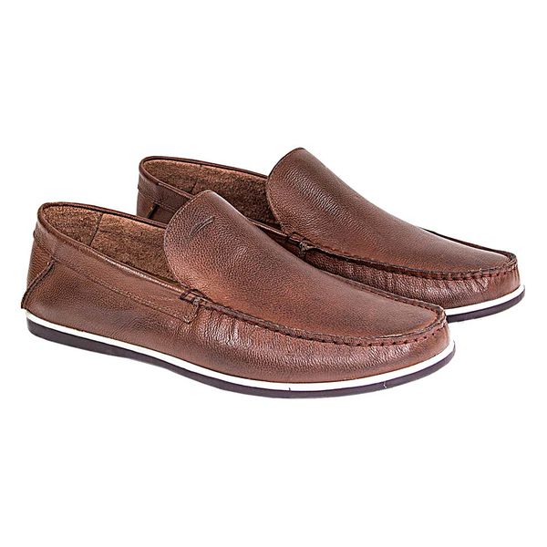 Mocassim Alef Levanzzo Napa Canada Castanho | LEVANZZO