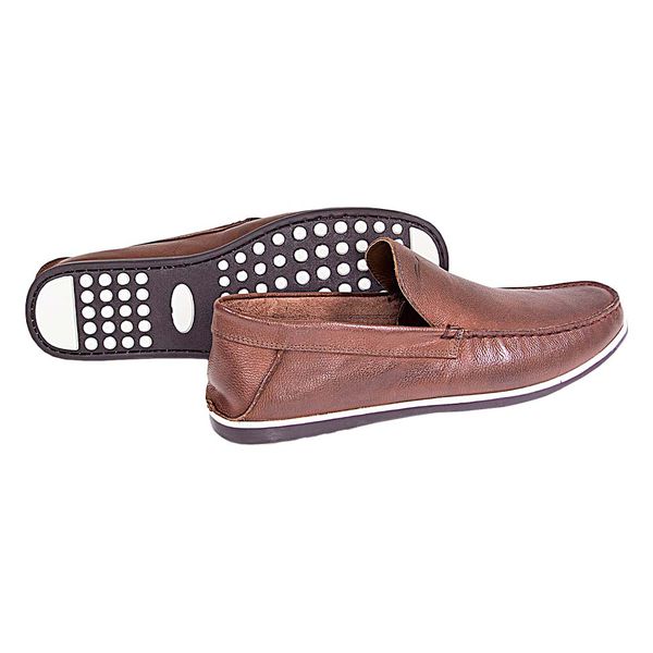 Mocassim Alef Levanzzo Napa Canada Castanho | LEVANZZO