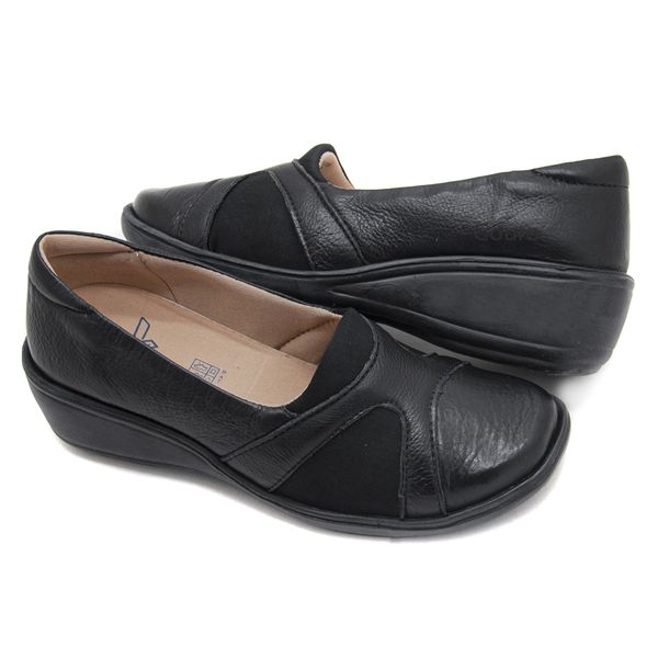 Sapato Masculino Sapato Linha Conforto Preto Feminino Sapato