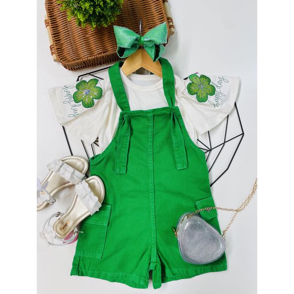 Macaquinho Happy Day - Verde