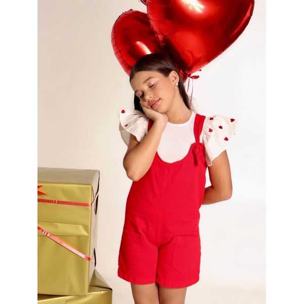 Macaquinho Elisa - Vermelho