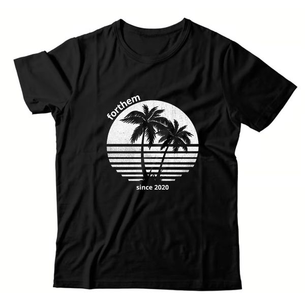 Camiseta Preta Forthem Wolf Ilha