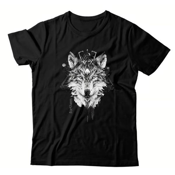 Camiseta Preta Forthem Wolf Multiverso