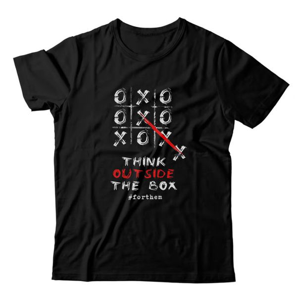 Camiseta Preta Forthem Wolf Outbox