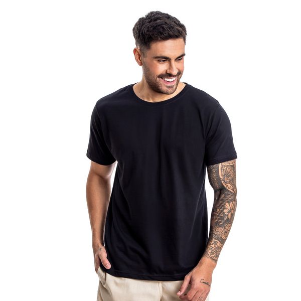 Camiseta Básica Preto