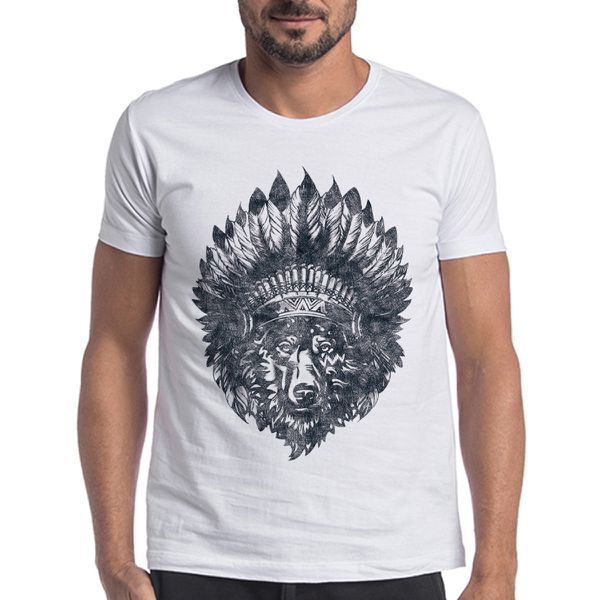 T-shirt Camiseta Lobo Native