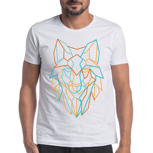 Camiseta Lobo Line WOLF Branco