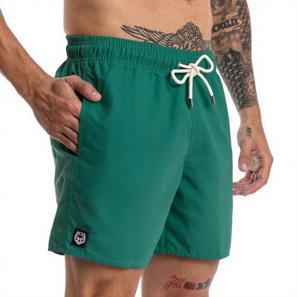 Short Masculino Forthem Tactel Básico Verde Esmerald