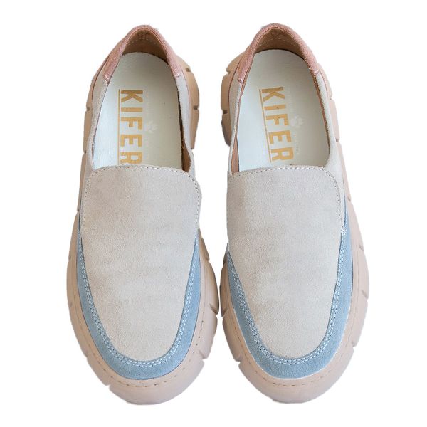 T nis Slip on Feminino Joy em Couro leg timo colorido sola tratorada REF JOY COLORS
