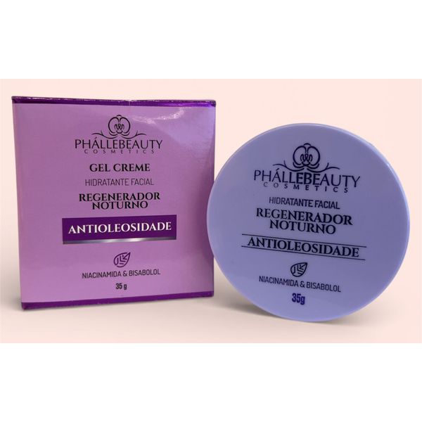 GEL CREME REGENERADOR NOTURNO ANTIOLEOSIDADE PHALLEBEUTY
