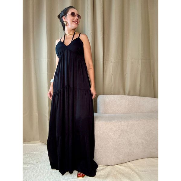 Vestido Yandra Preto