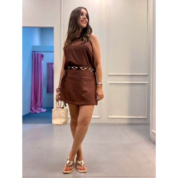 Conjunto Vivi Marrom