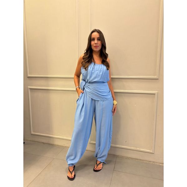 Macacão Isadora Azul